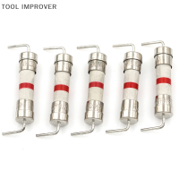 TOOL IMPROVER 5pcs 8A 250V 5*20mm Ceramic Body time-LAG Axial Lead FUSE