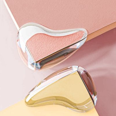 4Pcs Water Drop Table Coffee Table Anti-collision Angle Children Anti-collision Transparent Thickened Table Corner Protector