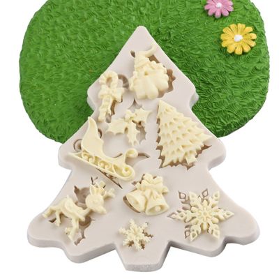 【hot】❇☢  Snow Silicone Mold Dessert Decoration Chocolate Pastry Fondant Resin Baking