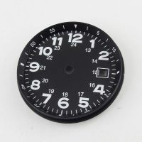 BLIGER 33MM Black Sterile Watch Dial Fit For ETA 2824 2836 MIYOTA 8215 8205 Automatic Movement Luminous Marks D112