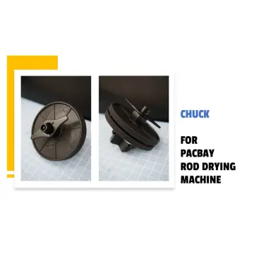 PACBAY CHUCK for Rod Drying Machine and Power Wrapper Rodsmith Replacement  Spare Part