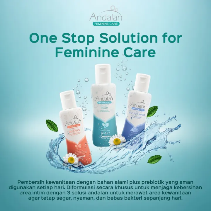 Andalan Feminine Care Intimate Wash 60ml / Andalan Feminine Fresh