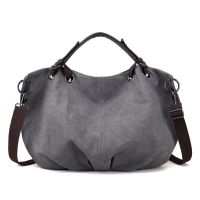 Canvas bag in Europe and the han edition retro new womens fashion joker bag portable worn one shoulder wholesale