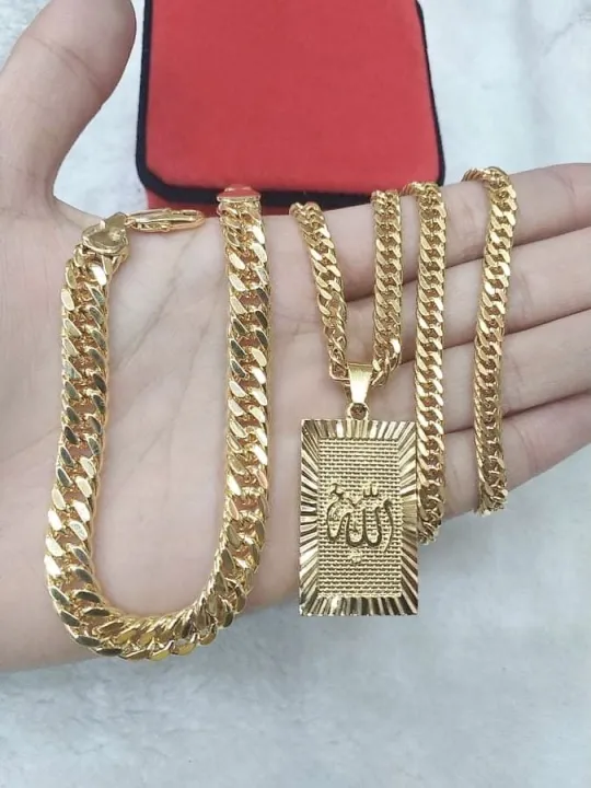 Bangkok 18K Goldmix Necklace with King of The Dragon Pendant Lazada PH