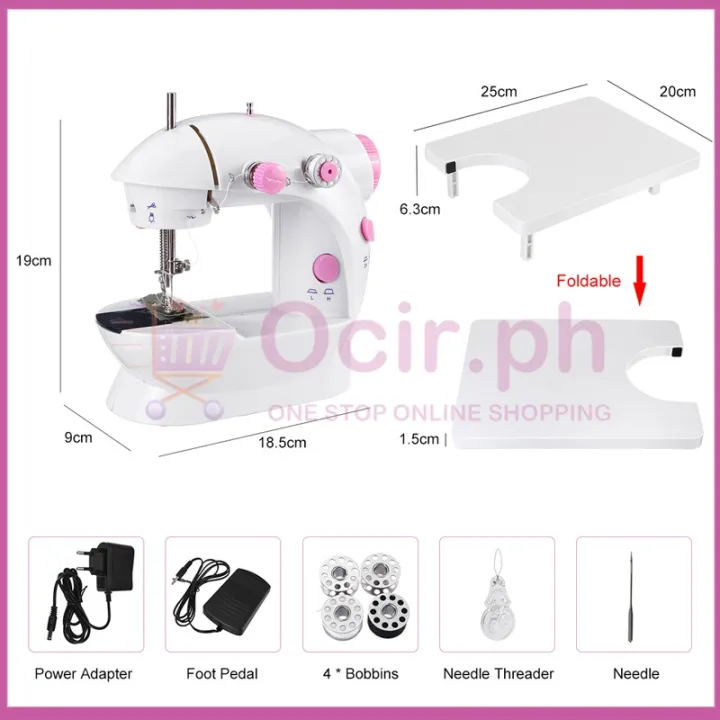 2Speed Mini Electric Sewing Machine Kit Lazada PH