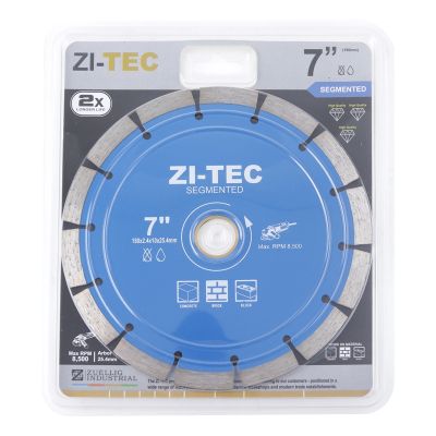 ZI-TEC ใบตัดคอนกรีต 7 นิ้ว 14 ร่อง [ส่งเร็วส่งไว มีเก็บเงินปลายทาง]