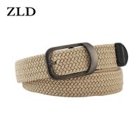 ZLD Men and Women Elastic Fabric Woven Casual Belt Pin Buckle Expandable Stretch canvas Simple and Stylish belt Furniture Protectors  Replacement Part