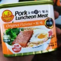 CLS GOLDEN BRIDGE Pork Luncheon Meat Ham Original Flavour 金桥牌午餐肉原味 340G. 