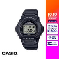 CASIO นาฬิกาข้อมือ CASIO รุ่น W-219H-1AVDF วัสดุเรซิ่น สีดำ