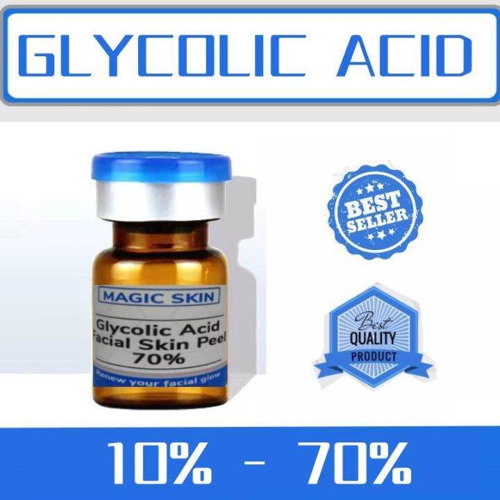 Glycolic Acid Peel 10 20 30 40 50 60 70 Intense Chemical Peel for Acne