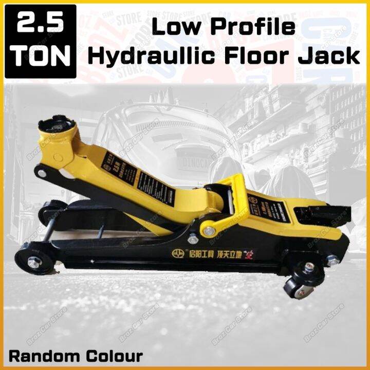 Jack kereta 🛠️ 2.5 Ton Hydraulic Floor Jack Low Profile Hydraulic DIY