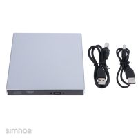 External CD DVD Drive, USB 2.0 Portable Slim Optical Drive, DVD/CD Writer Burner, High Speed Data Transfer, Plug and