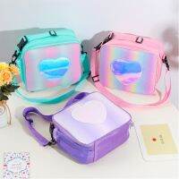 hot！【DT】■❂  lunch bags for women colorful thermal insulation bento picnic girls simple one shoulder bag outdoor backpack