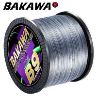 [HOT LIAXLLWISAAZH 534] สายตกปลา BAKAWA ญี่ปุ่น Multifilament 4 9 12 Strands น้ำเค็มทนทานลวด PE ลอย500M 300M 100M