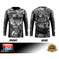 2023 design shirt full longsleeve aerox sublimation version 5，Can be customization