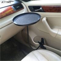 □۞ Black Car Food Tray Folding Dining Table Drink Holder Car Pallet Back Seat Water Car Cup Holder