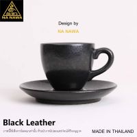 NA NAWA Ceramic Espresso Cup T337(PLUS)-BLACK LEATHER