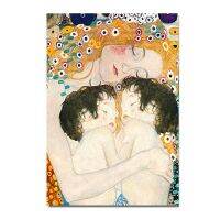 ศิลปินคลาสสิก Gustav Klimt สำหรับห้องนั่งเล่น Cuadros โปสเตอร์ลายนามธรรมโรแมนติกภาพเขียนสีน้ำมันบนผืนผ้าใบพิมพ์ศิลปะบนผนัง PictureCanvas พิมพ์1ชิ้นกรอบไม้ด้านในหรือไร้กรอบ (ขนาดภาพสามารถกำหนดเองได้)