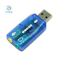 ✌Iy USB 2.0 to 3D Virtual Audio Sound Card Adapter Converter 5.1 Channels