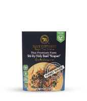 น้ำพริกผัดกะเพรา บลูเอเลเฟ่นท์ 70กรัม Thai holy basil stir fry paste Blue Elephant 70g