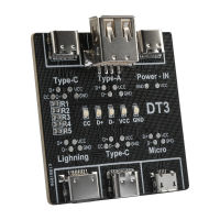 DT3 USB Cable Tester Data Cable Detection Board For IOS Android Micro Type-C Short Circuit On-Off Switching Test Board Tool