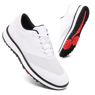 Fashion Golf Shoes Mens Waterproof and Breathable Golf Shoe Large Sizes 36-48