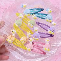 【cw】 2Pcs/Set Mandarina Children Multicolour Hairpins Hair Headwear  Barrette Baby Kids Accessories