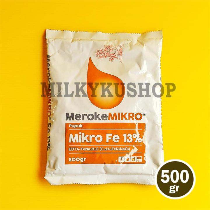 Pupuk Meroke Mikro Fe Edta Gram Kemasan Pabrik Hidroponik Lazada Indonesia