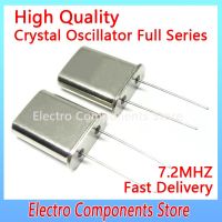 5PCS 49U HC-49U คริสตัลควอตซ์เรโซเนเตอร์ 7.2MHZ 7.2M 2Pin Passive Chip Crystal Oscillator Throught Hole ผลึกรูปตัวยู DIP-2