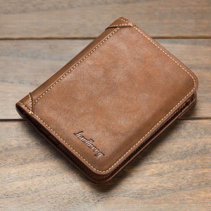 Wallet Men's 2023 New Short Style Simple Trifold Wallet Multiple Card