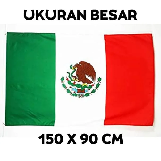 Bendera Meksiko Mexico Flag Ukuran Besar Lazada Indonesia