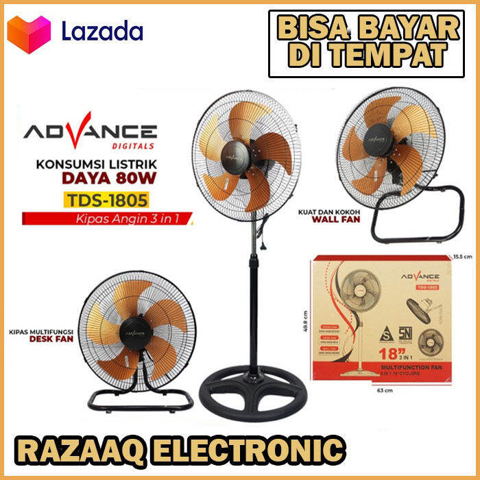 Kipas Angin Berdiri Tornado Advance Tds 1805 3in1/18 Inch Lazada