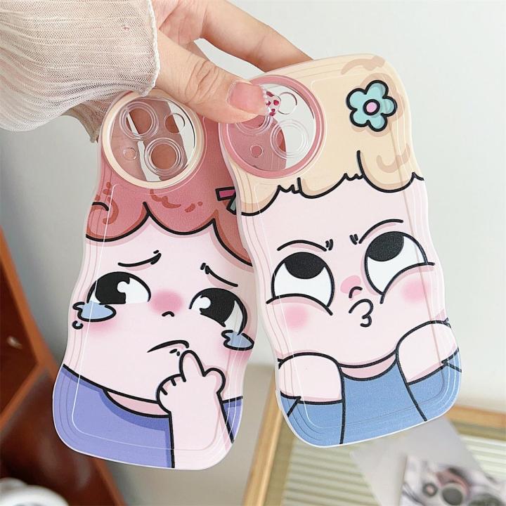 casing-for-oppo-reno4f-a93-f17pro-case-cute-cartoon-tpu-soft-case-wave-frame-shockproof-silicone-phone-cover
