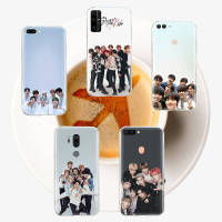 โปร่งใส Protected เคสโทรศัพท์ หรับ OPPO A15 A12 A83 A11K A72 A5S A1K A1 A9 A5 A12E A15S A8 A52 A3S A85 A7 A12S A92 F11 A31 A7 Pro ปก BE-190 Straykids Pattern