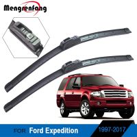 [Car Parts]สำหรับ Ford Expedition 1997 2017รถด้านหน้ากระจกใบปัดน้ำฝนยางนุ่มกระจก Wiper J Hook แขน2ชิ้น