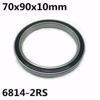 1pcs 6814-2RS 70x90x10 mm The high quality of ultra-thin deep groove ball bearings 6814RS 6814 Axles  Bearings Seals