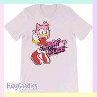 Amy Rose Custom Made คลาสสิกเด็ก T เสื้อเด็กหญิง Unisex Hedgehog การ์ตูนเกม Made In UK