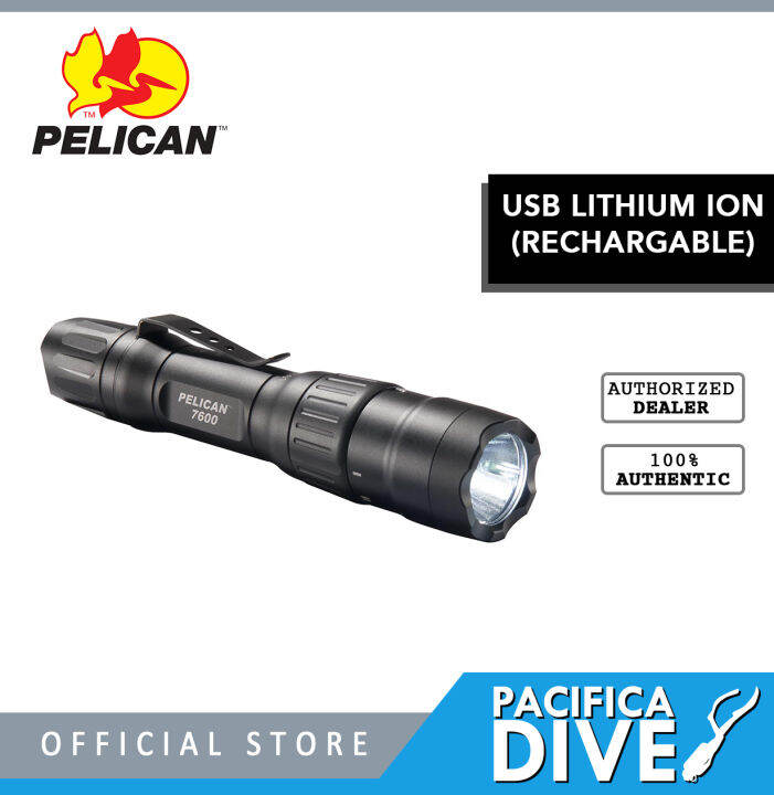 PELICAN, 7600 Tactical Flashlight, Black | Lazada PH