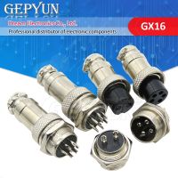 1set GX16 Male &amp; Female 2/3/4/5/6/7/8/9/10 Pin 16mm L70-78 Circular Aviation Socket Plug Wire Panel Connector WATTY Electronics