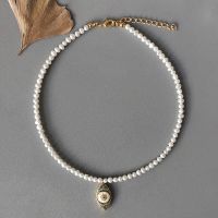 2023 New Trendy Natural Freshwater Pearl Necklace Bohemian Unique Eye Pendant Choker Ladies Exquisite Charm Jewelery Gifts