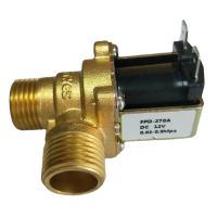 Hot DC 12V DN15 G1/2 Brass Electric Solenoid Valve Normally Closed Water Inlet Switch with Filter Washer Dryer Parts