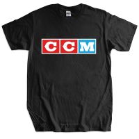 Tshirt Cotton Tees Ccm Logo Hockey Man Tshirt Men Cotton Tshirt Mens Tshirt Male Gift Drop