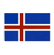 ธงชาติ ธงตกแต่ง ธงไอซ์แลนด์ ไอซ์แลนด์ Iceland ขนาด 150x90cm ส่งสินค้าทุกวัน ธงมองเห็นได้ทั้งสองด้าน Ísland เรคยาวิก ไอแลนด์