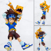 Figure ฟิกเกอร์ จากการ์ตูนเรื่อง Digimon Adventure ดิจิมอนแอดเวนเจอร์ Yagami Taichi ยางามิ ไทจิ Agumon อากูมอน Ver Anime ของสะสมหายาก อนิเมะ การ์ตูน มังงะ คอลเลกชัน ของขวัญ Gift จากการ์ตูนดังญี่ปุ่น New Collection Doll ตุ๊กตา manga Model โมเดล