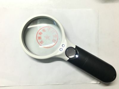 10x HD magnifier with LED light 20x handheld magnifier without battery