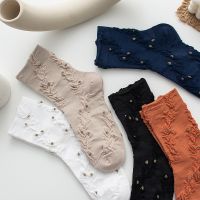 Socks Winter New Products In The Tube Socks Women 39;s Japanese Stockings Korean Socks Retro Pattern