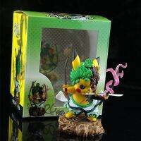 คอสเพลย์อะนิเมะ Pokemon Pikachu Roronoa Zoro Peça Gk Coleção Presentes De Aniversário Decorão