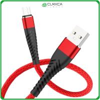 เครื่องชาร์จแบบถักชนิด C ที่ชาร์จโทรศัพท์อย่างรวดเร็วตะกั่วยาว CLMXCA USB ชนิด C เคเบิลไมโคร USB เคเบิ้ลUSB สาย USB C