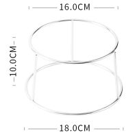 2X Seafood Plate Set Double Stainless Steel Snack Plate Afternoon Tea Cake