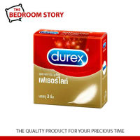 ถุงยางอนามัย DUREX Fetherlite (แบบบาง) 3 ชิ้น ขนาด 52.5 มม